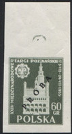 1955 Poland, Mi 915/916 Proof Of Colour, Guarantee Korszeń, City Hall Architecture Poznań International Fair MNH** P30 - Proeven & Herdruk