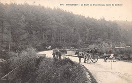 Huelgoat          29        La Forêt Au Pont Rouge, Route De Carhaix . Attelage    (voir Scan) - Huelgoat