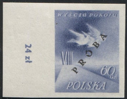 Poland 1955, Mi 905/6 VIII International Cycling Peace Race Original Proof Colour Guarantee PZF Expert Korszeń MNH** P30 - Proofs & Reprints