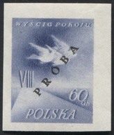 Poland 1955, Mi 905/6 VIII International Cycling Peace Race Original Proof Colour Guarantee PZF Expert Korszeń MNH** P30 - Proofs & Reprints