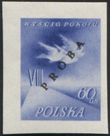 Poland 1955, Mi 905/6 VIII International Cycling Peace Race Original Proof Colour Guarantee PZF Expert Korszeń MNH** P30 - Essais & Réimpressions