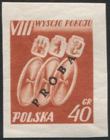 Poland 1955, Mi 905/6 VIII International Cycling Peace Race Original Proof Colour Guarantee PZF Expert Korszeń MNH** P30 - Proofs & Reprints