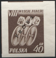 Poland 1955, Mi 905/6 VIII International Cycling Peace Race Original Proof Colour Guarantee PZF Expert Korszeń MNH** P30 - Essais & Réimpressions