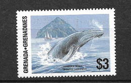 Grenadines   N° 475  Baleine   Neuf  * *  B/TB  = MNH F/ VF    - Antarctic Wildlife
