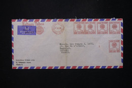 INDE - Enveloppe Commerciale De Calcutta En 1960 Pour La France, Affranchissement Mécanique - L 82026 - Covers & Documents