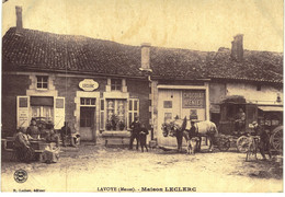 Carte POSTALE Ancienne  De  LAVOYE - Maison LECLERC - Other Municipalities