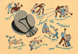 Boxe * Sport * Illustration Illustrateur G. LECLERC * Jeux De Mains - Boxeo