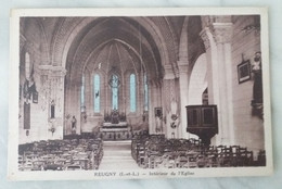 37 - REUGNY -- Intérieur De L'eglise - Reugny