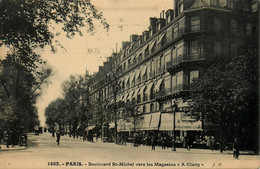 Paris 5ème Et 6ème * Boulevard St Michel Vers Le Magasin A CLUNY * Commerce Grand Magasin - Arrondissement: 05