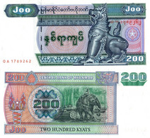 Myanmar / 200 Kyat / 2004 / P-78(a) / UNC - Myanmar