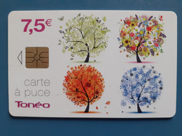CT7 7€50 Carte à Puce Tonéo Validité 31/12/2015 - Unclassified