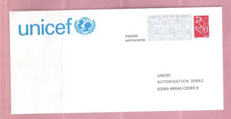 France, Prêt à Poster Réponse, 3734, Postréponse, UNICEF, Marianne De Lamouche - PAP: Ristampa/Lamouche