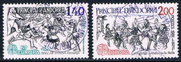 Andorre Français - Europa : Folklore 292/293 (année 1981) Oblit. - Used Stamps