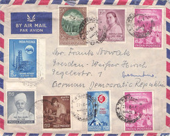 INDIA - AIRMAIL 1962 BOMBAY > DRESDEN/GDR // G116 - Covers & Documents