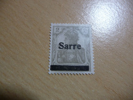 TIMBRE   SARRE       N  1      COTE  1,60  EUROS   NEUF  TRACE  CHARNIÈRE - Unused Stamps