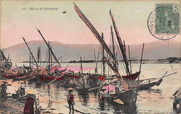 Asie. Viêt-Nam :Tonkin: Lot  De 5 Cartes Fleuve Rouge. Jonques. Sampans    (voir Scan) - Vietnam