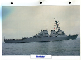 Etats Unis 1991 : Destroyer Lance-missiles BARRY - Bateaux