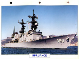 Etats Unis 1973 - Destroyer Lance-missiles SPRUANCE - Barche