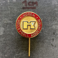 Badge Pin ZN009692 - Volleyball Korea Federation Association Union - Volleyball