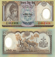 Nepal / 10 Rupees / 2002 / P-45(a) / UNC - Nepal