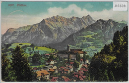 Dorf Pfäfers Bei Ragaz - Litho - Pfäfers