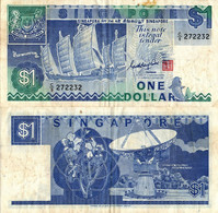 Singapore / 1 Dollar / 1987 / P-18(a) / VF - Singapore