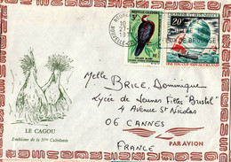 Nouvelle-Calédonie > 1971> S/Lettre  N°343+ PA 120   BON ETAT - Cartas & Documentos