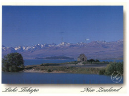 (AA 10) New Zealand - Lake Tekapo  (posted To Australia With Round Shape Stamp) - Nuova Zelanda