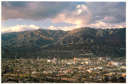 CPSM Santa Barbara-Storm Clearing Over    L118 - Santa Barbara