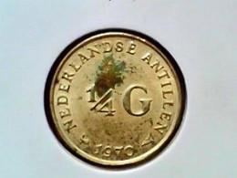 Netherlands Antilles 1/4 Gulden 1970 KM 4 - Antille Olandesi
