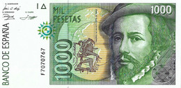 ESPAGNE 1992 1000 Peseta - P.163a.2 Neuf UNC - [ 4] 1975-… : Juan Carlos I