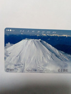 JAPON VOLCAN VOLCANO FUJIYAMA 105U UT - Vulkanen