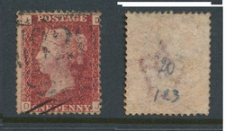 GB, 1864 Penny Red SG43, Plate 123, Undamaged And Fine - Gebraucht