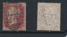 GB, 1864 Penny Red SG43, Plate 203 Cat GBP 20, Undamaged And Fine - Gebraucht