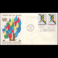 UN-NEW YORK 1976 - FDC - 272-3 UN Associations - Cartas & Documentos