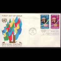 UN-NEW YORK 1976 - FDC - 274-5 Trade Conf - Storia Postale