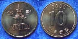 SOUTH KOREA - 10 Won 2005 KM# 33.2 Monetary Reform (1966) - Edelweiss Coins - Korea (Zuid)