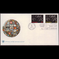 UN-NEW YORK 1977 - FDC - 287-8 Combat Raciasm - Storia Postale