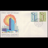 UN-NEW YORK 1979 - FDC - 314-5 Hague Intl.Court - Lettres & Documents