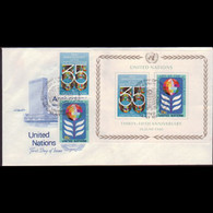 UN-NEW YORK 1980 - FDC - 322-4 UN 35th - Covers & Documents