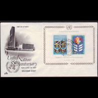 UN-NEW YORK 1980 - FDC - 324 S/S UN 35th - Briefe U. Dokumente