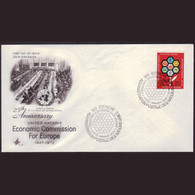UN-GENEVA 1972 - FDC - 27 Economic Commission - Cartas & Documentos