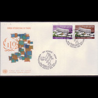 UN-GENEVA 1974 - FDC - 37-8 ILO New HQ. - Cartas & Documentos