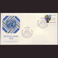 UN-GENEVA 1978 - FDC - 73 Tree Of Dove - Brieven En Documenten