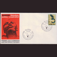 UN-GENEVA 1978 - FDC - 76 Namibia - Cartas & Documentos