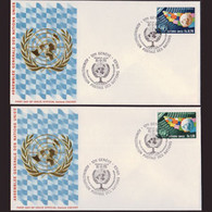 UN-GENEVA 1978 - FDCs - 79-80 General Assembly - Brieven En Documenten