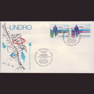 UN-GENEVA 1979 - FDC - 82-3 Disaster Relief - Lettres & Documents