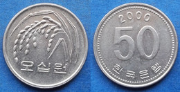 SOUTH KOREA - 50 Won 2000 KM# 34 Monetary Reform (1966) - Edelweiss Coins - Korea (Zuid)