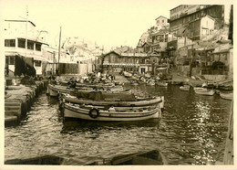 Marseille * Le Vallon Des Auffes * Endoume * Le Petit Port * Bar Café Du Vallon * Photo Ancienne - Endoume, Roucas, Corniche, Stranden