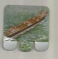 Plaque En Tole HUILOR à Monter , Bateau , LE WILLEM BARENDTS II , Pays Bas ,1956 , Baleinier - Blechschilder (ab 1960)